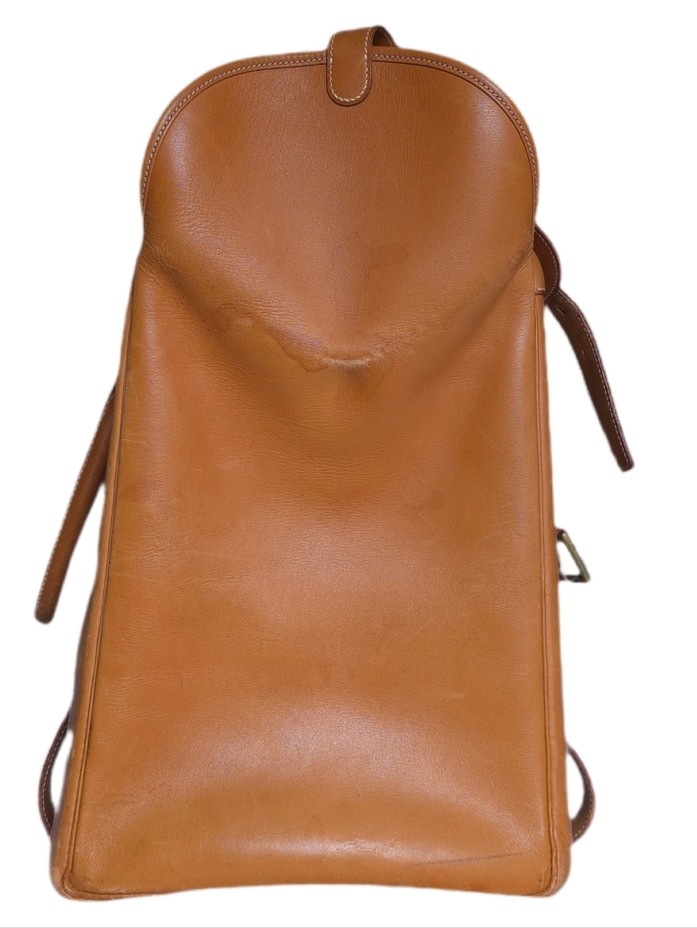 Hermès Drag Beige Canvas and Tan Leather Travel Bag - Picture 9 of 16